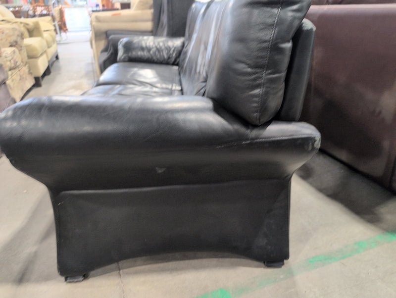 Black 2 Seater Sofa