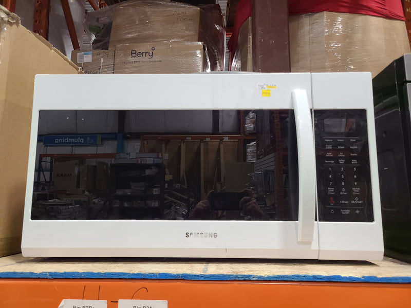 Samsung White Over-the-Range Microwave