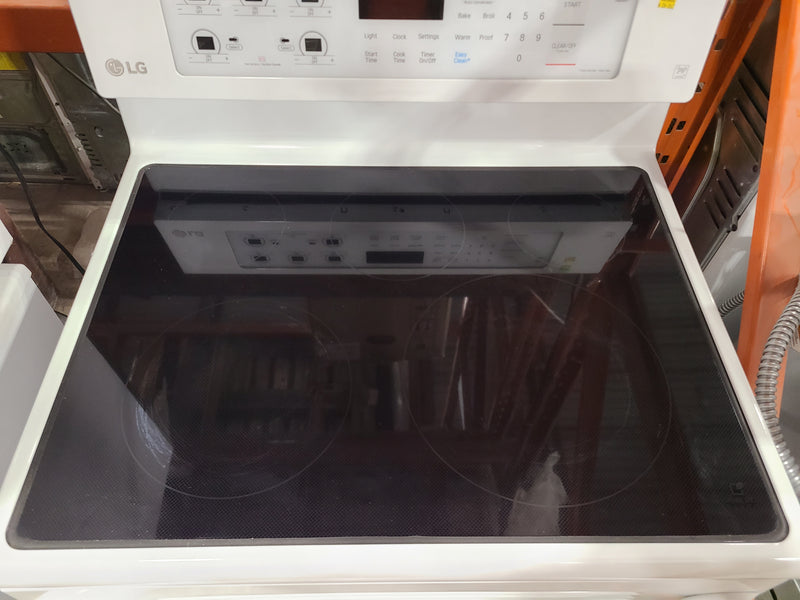 LG 30-Inch SmoothTouch™ Touch-Control Electric Range in White