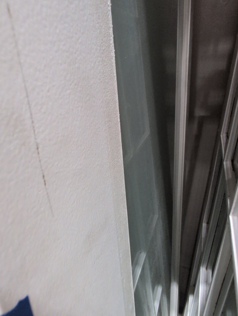 Door with Large Glass Panel
