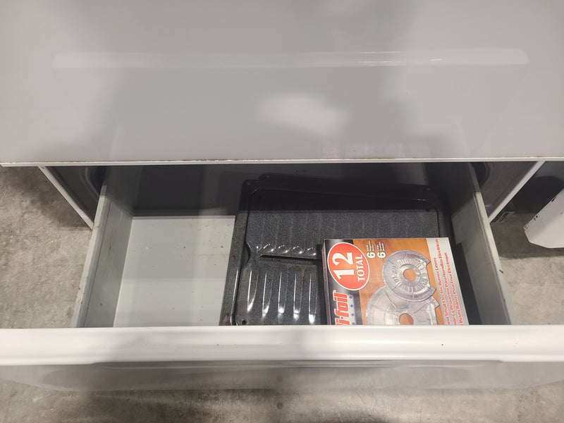 Whirlpool Electric Coil Stove with Self-Cleaning Oven in White