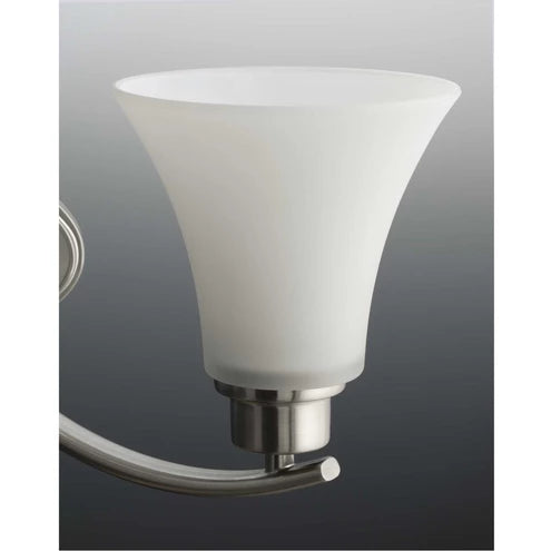 Progress Lighting Joy Collection 5 Light 24.13 inch Brushed Nickel Chandelier Ceiling Light