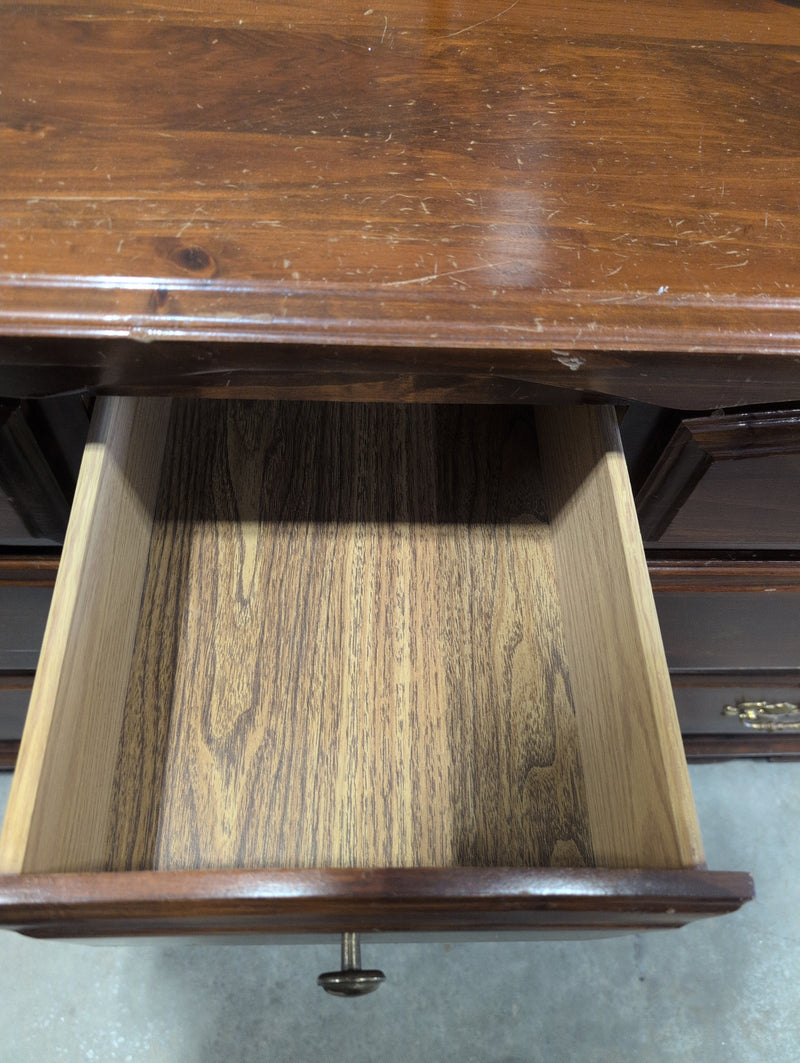 Warm Brown 9 Drawer Dresser