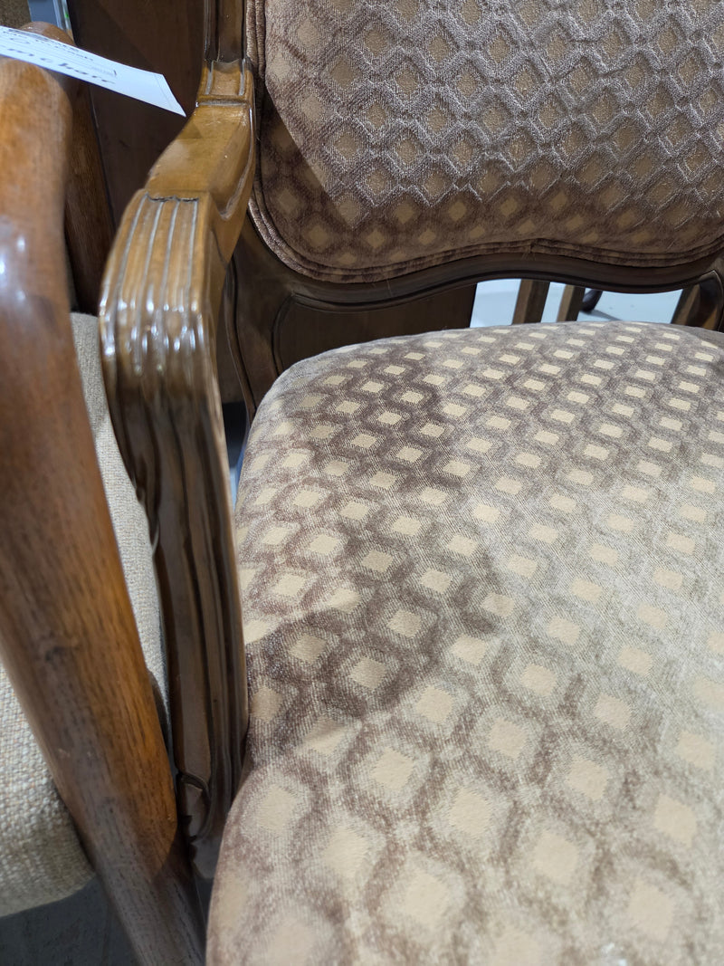 Antique French Provincial Accent Armchair