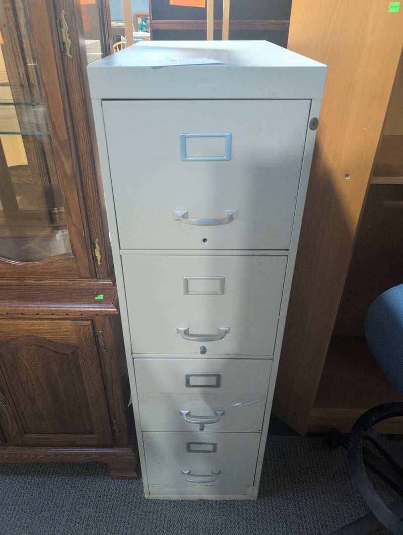 Tall Filing Cabinet, Beige