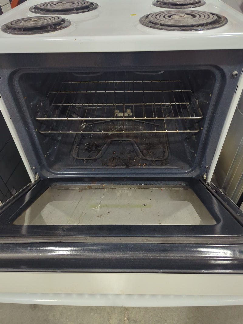 White GE Electric Coil Stove