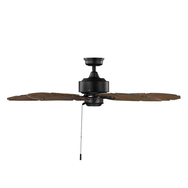 Hampton Bay Lillycrest II 52 in. Indoor/Outdoor Matte Black Ceiling Fan