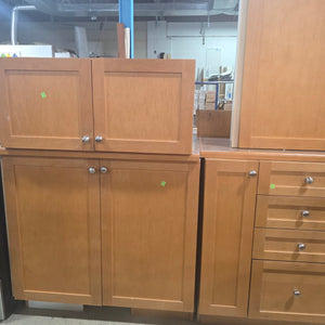 Classic Oak Kitchen with Double Sink