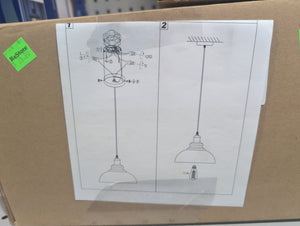 Ceiling Light Fixture, Assembly Required