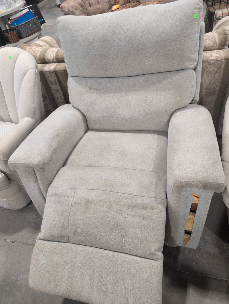 Light Grey Recliner Armchair
