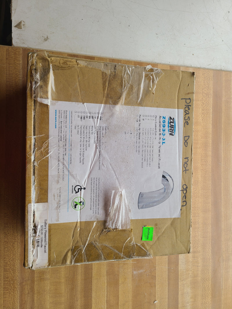 Brand New Zurn AquaSense Battery-Powered Touchless Faucet