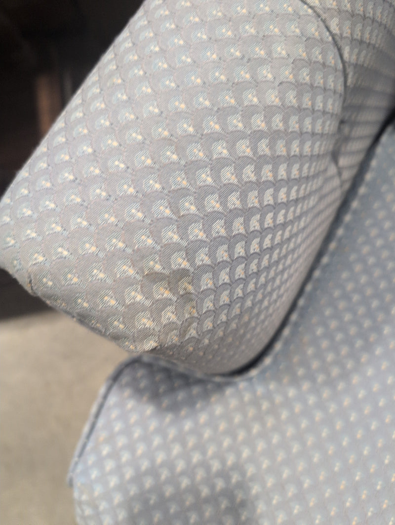 Baby Blue Spinning, Reclining Armchair