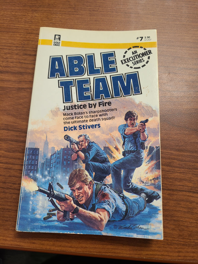 Vintage Able Team Men's Action Adventure Paperback Set #1–15 (Complete Consecutive Run)