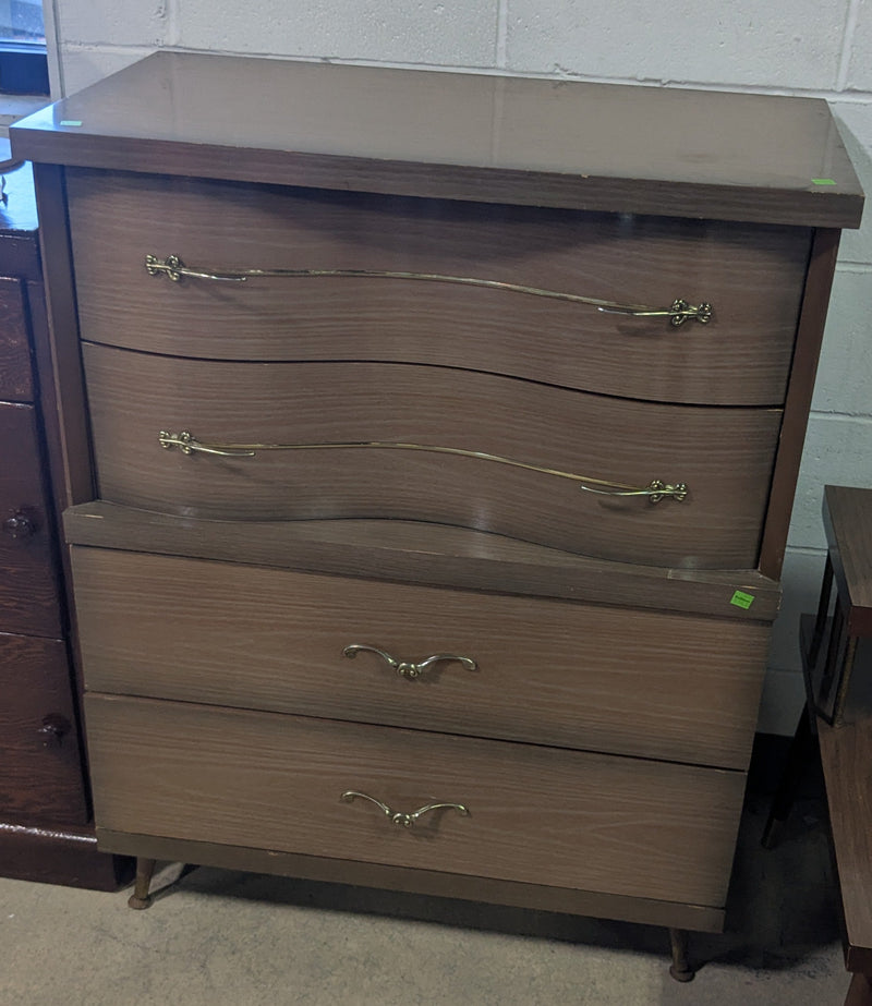 Mid-century 4 Drawer Dresser