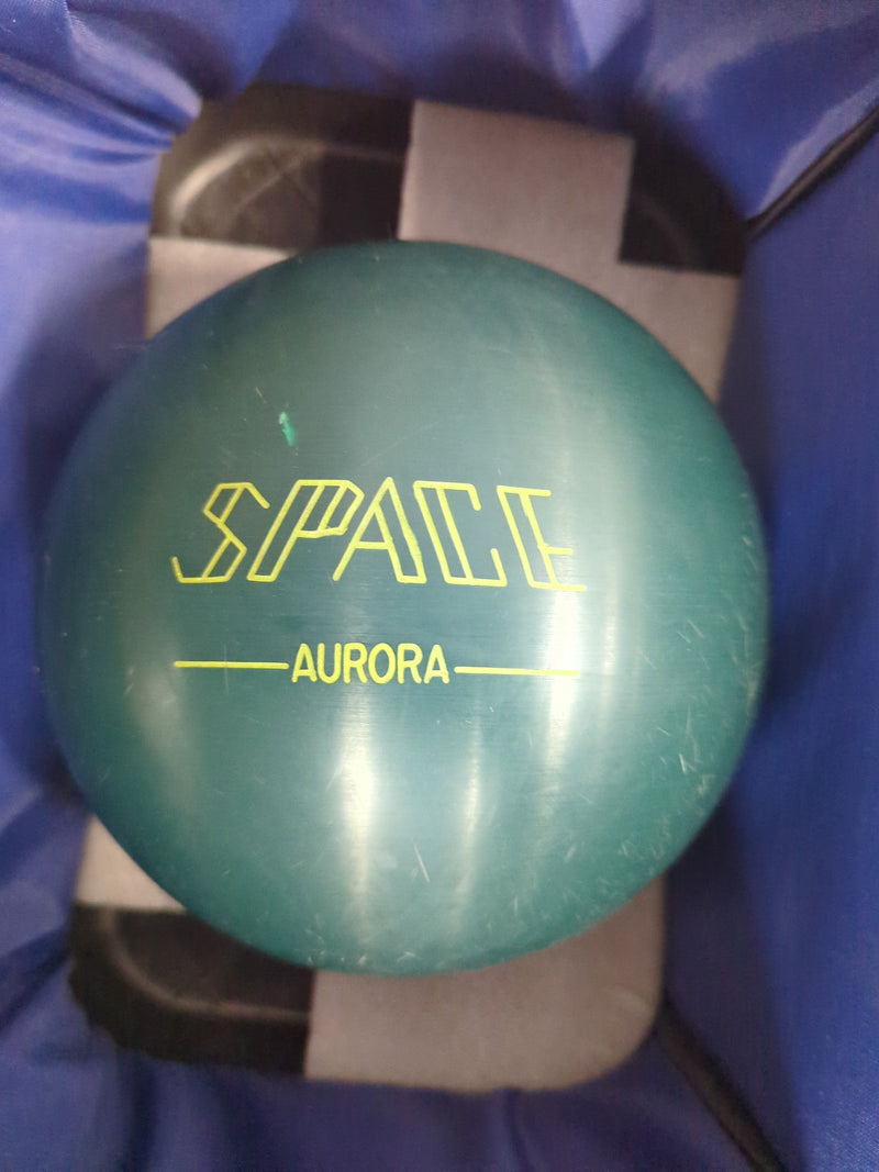 Vintage Space Aurora Bowling Ball - Green