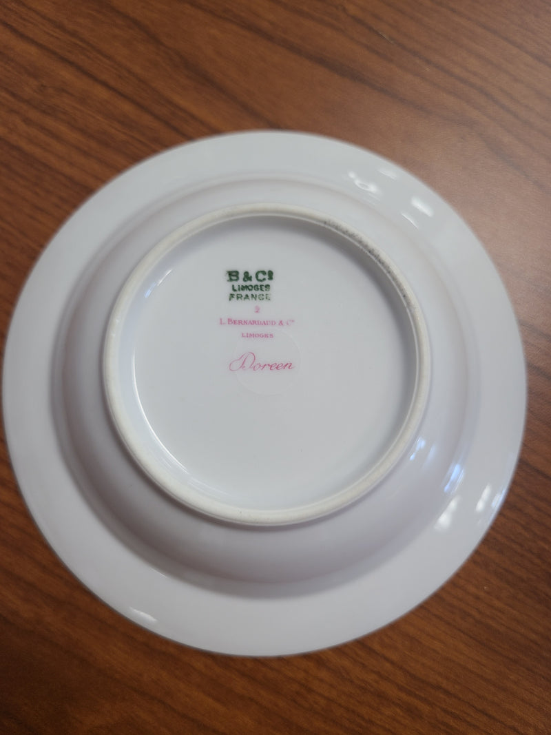Vintage Bernardaud Limoges Fine China Dinnerware Set – "Doreen" Pattern (36 Pieces)