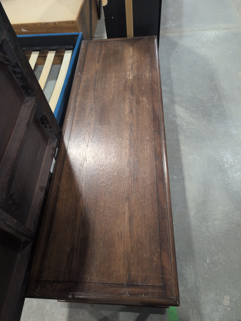 Ornate Wooden TV Stand