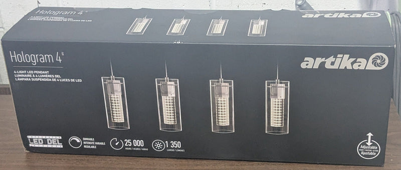 Artika Hologram 4-Light LED Pendant