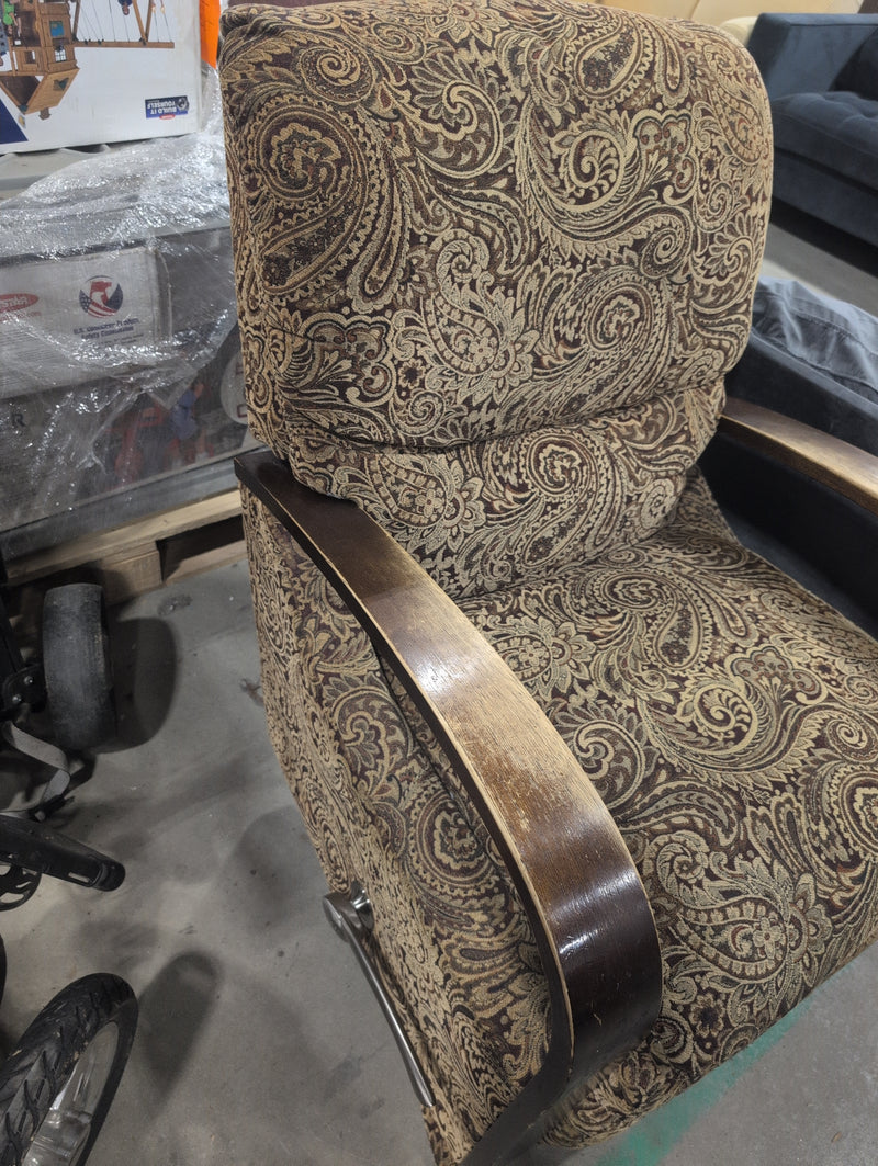 Abstract Floral Patterned Lazy-Boy Recliner