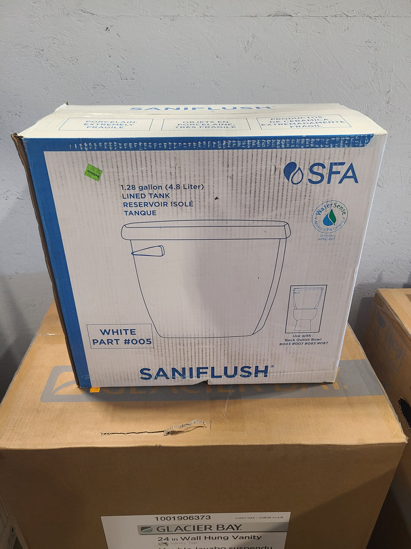 Brand New SFA Saniflush Insulated Toilet Tank