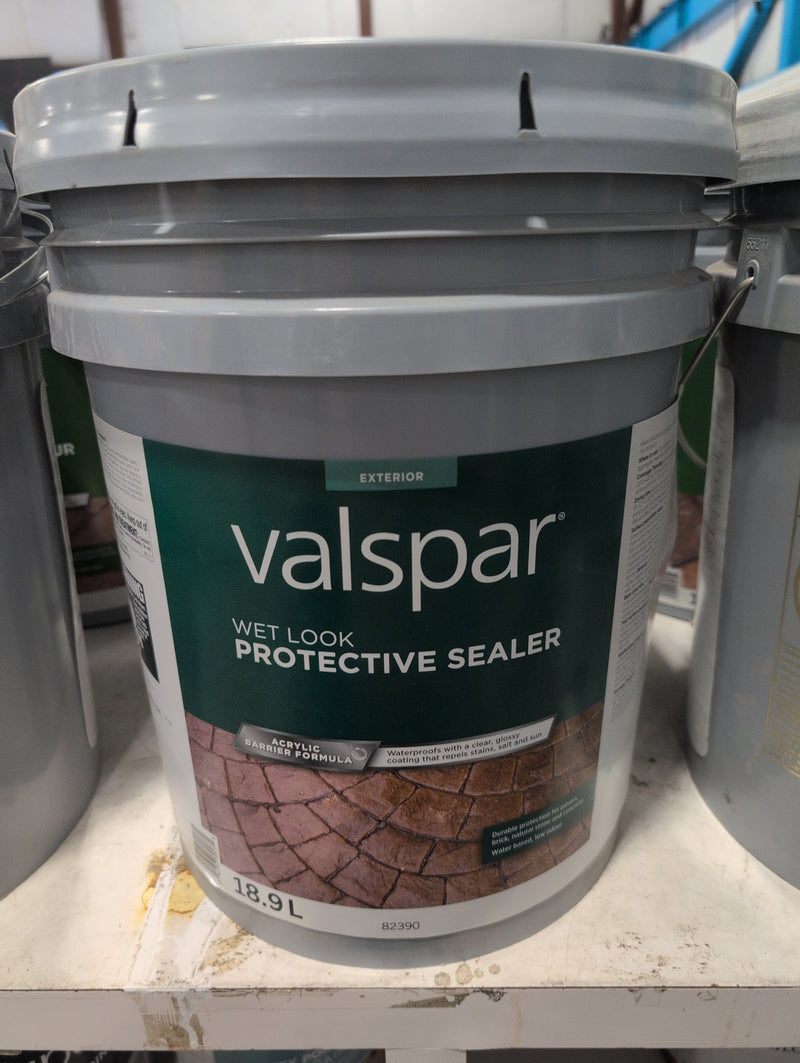 Valspar Protective Sealer, Exterior only, Wet Look