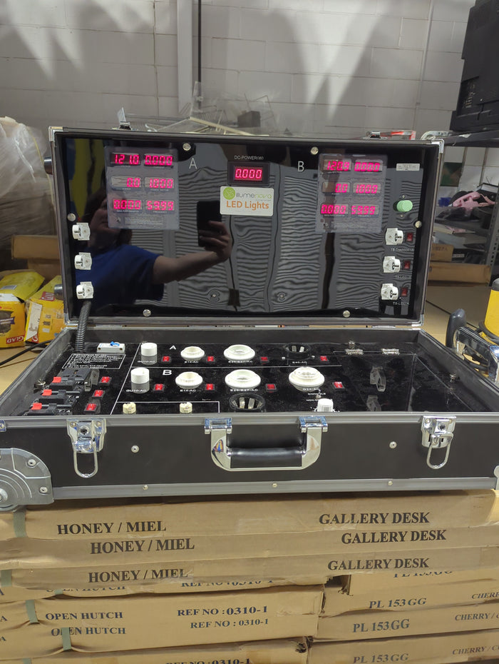 LED light testing box