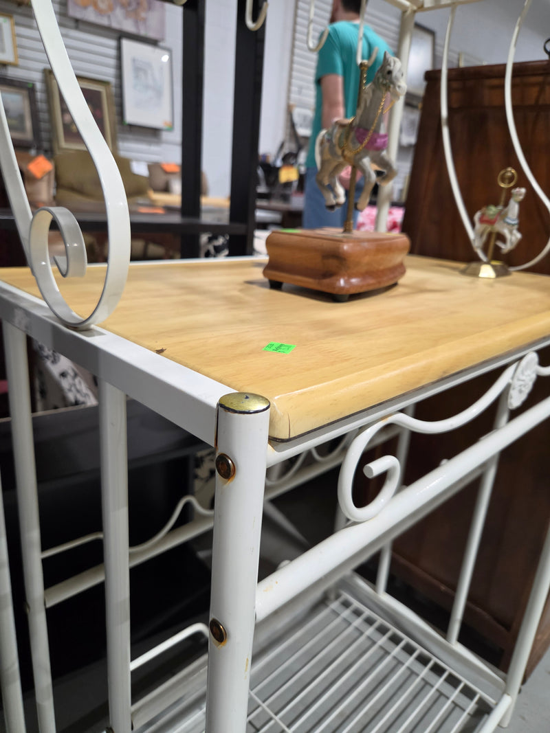 Vintage Metal Baker's Rack