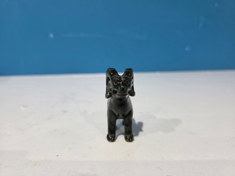 Miniature Hand-Carved Nephrite Jade Ram Figurine