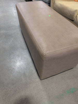 Beige Upholstered Bench