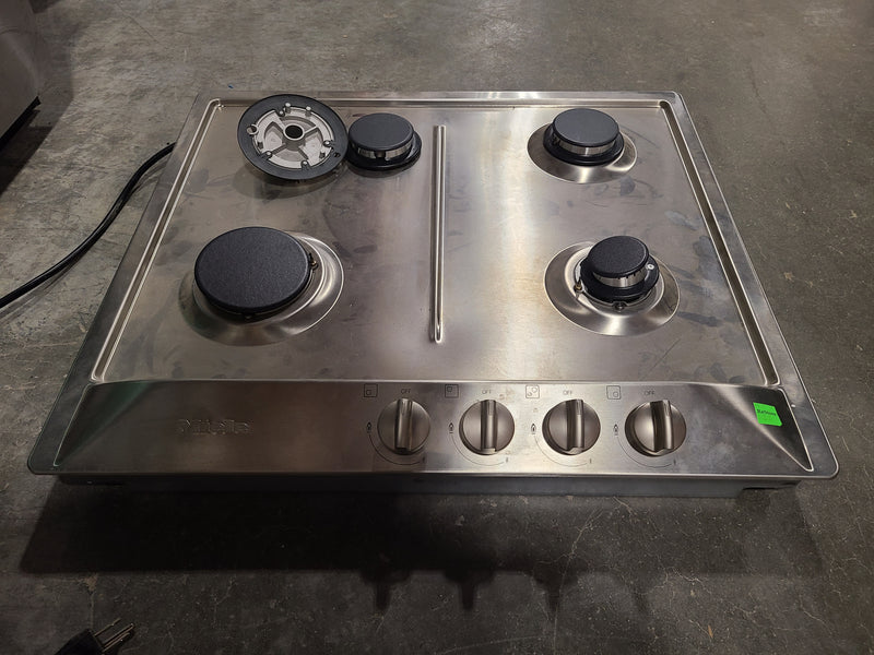 Miele 4-Burner Gas Cooktop Stainless Steel