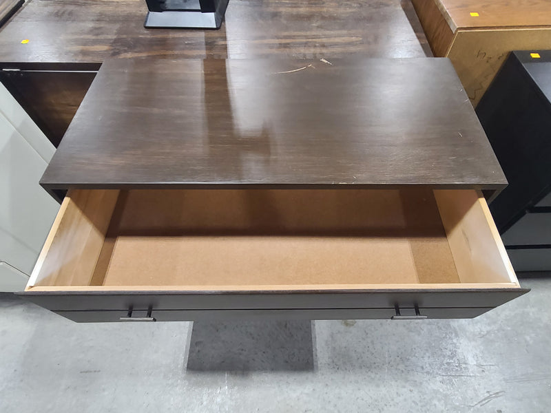 Mid-Century Modern Brown 3-Drawer Dresser