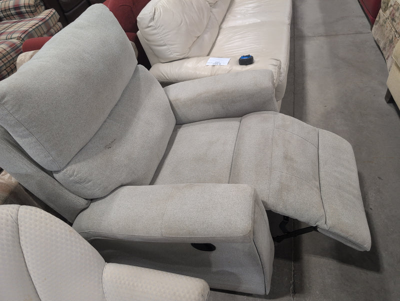 Light Grey Recliner Armchair