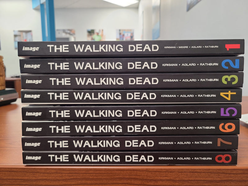The Walking Dead Hardcover Book Set – Volumes 1 to 8 (Image Comics)