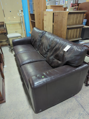 Brown Leather Couch