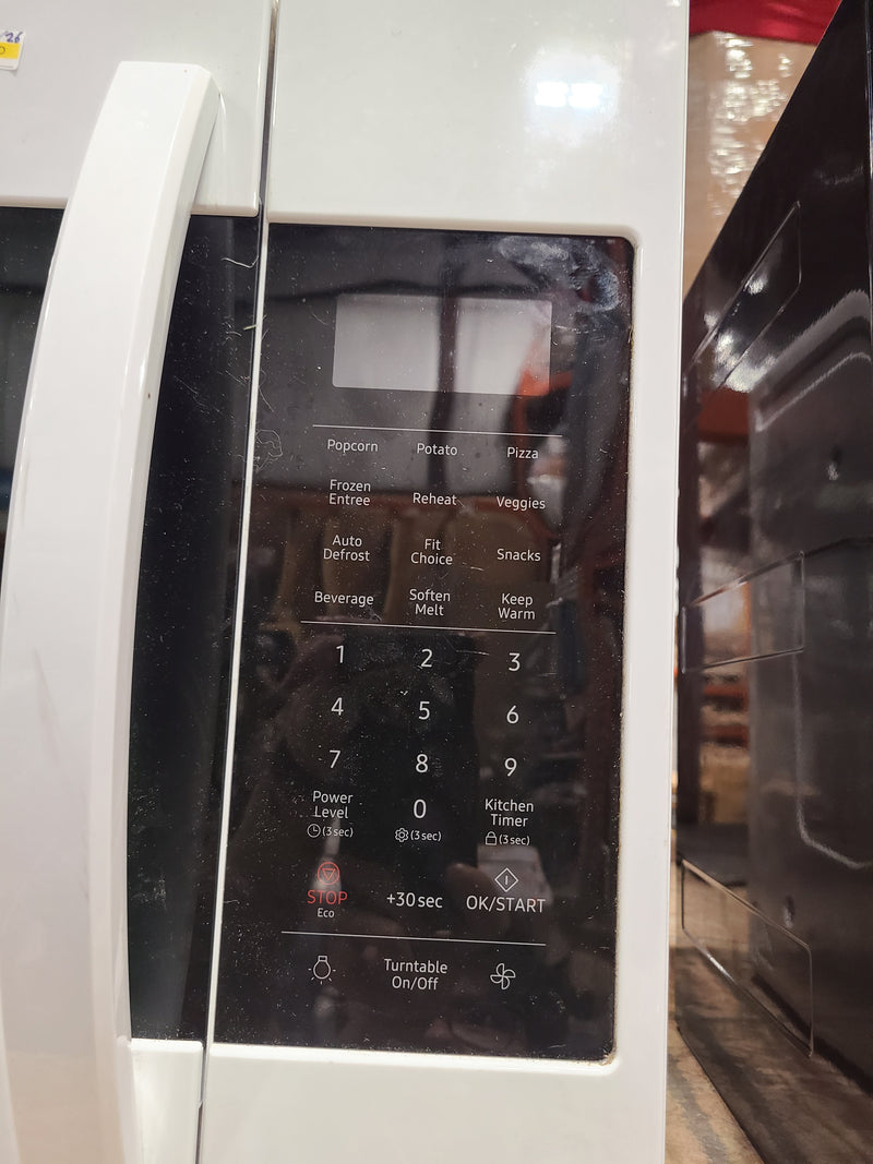 Samsung White Over-the-Range Microwave