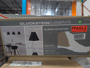 Gluckstein Elements Allegra Collection 3-Light Chandelier
