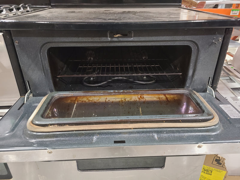 Maytag Gemini Double Oven Electric Range in Grey