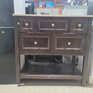 Dark Brown Bathroom Vanity