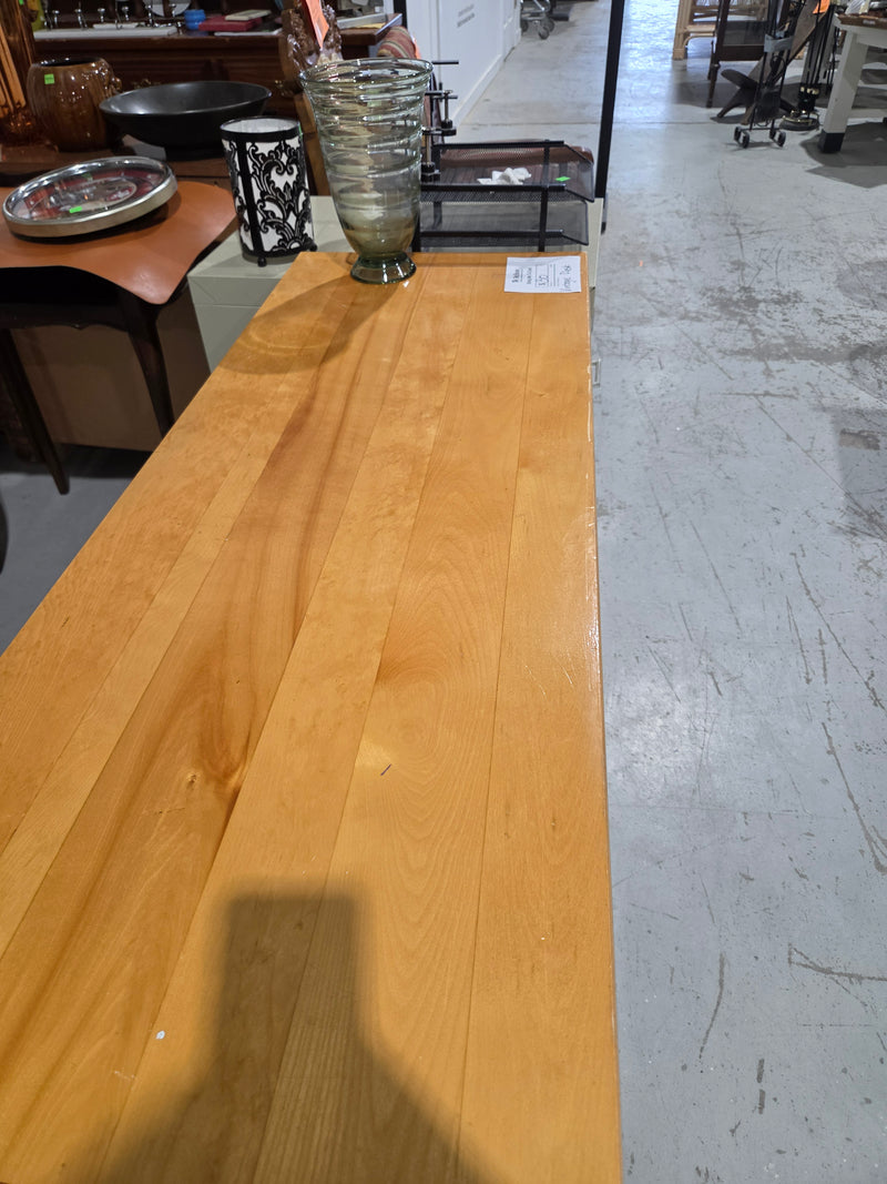 Solid Wood Double-Pedestal Desk