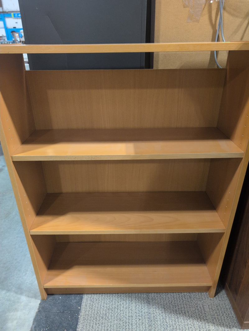 Light Brown Wide Bookcase