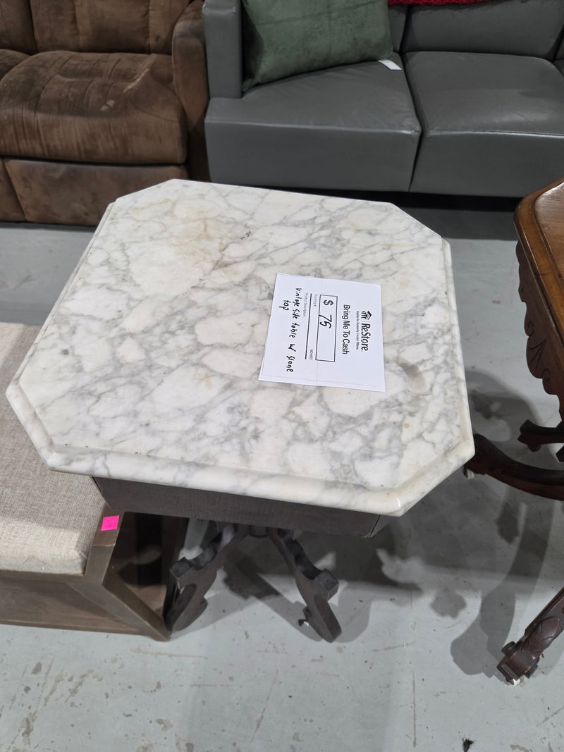 Antique Victorian Accent Side Table