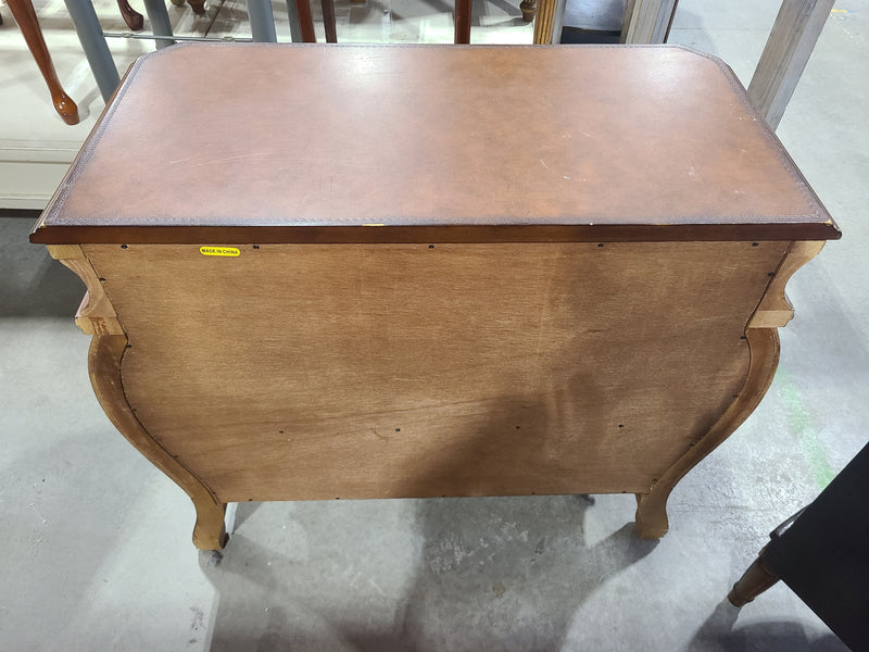 Ornate French Provincial Bombe Chest / Accent