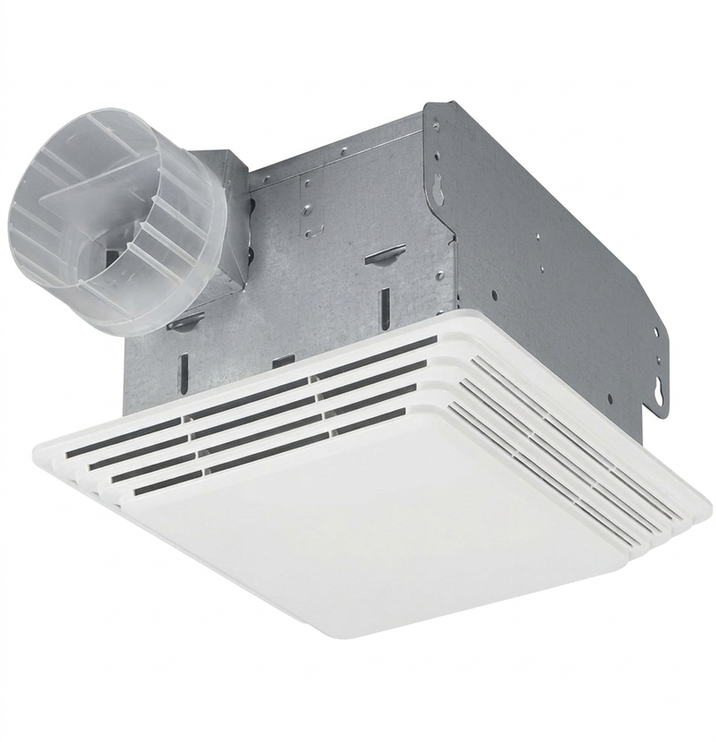 NuTone Basic Bathroom Ventilation Fan with Light – 50 CFM