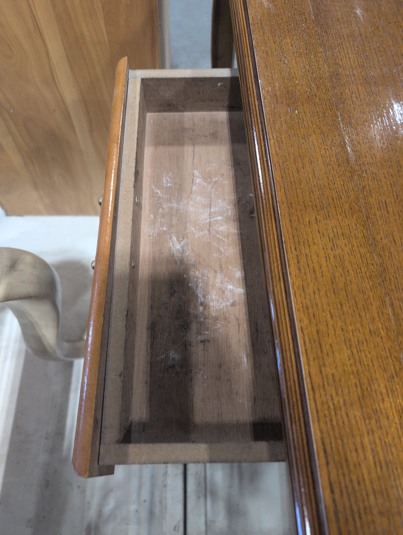 Long Wooden Hallway Table with Drawer