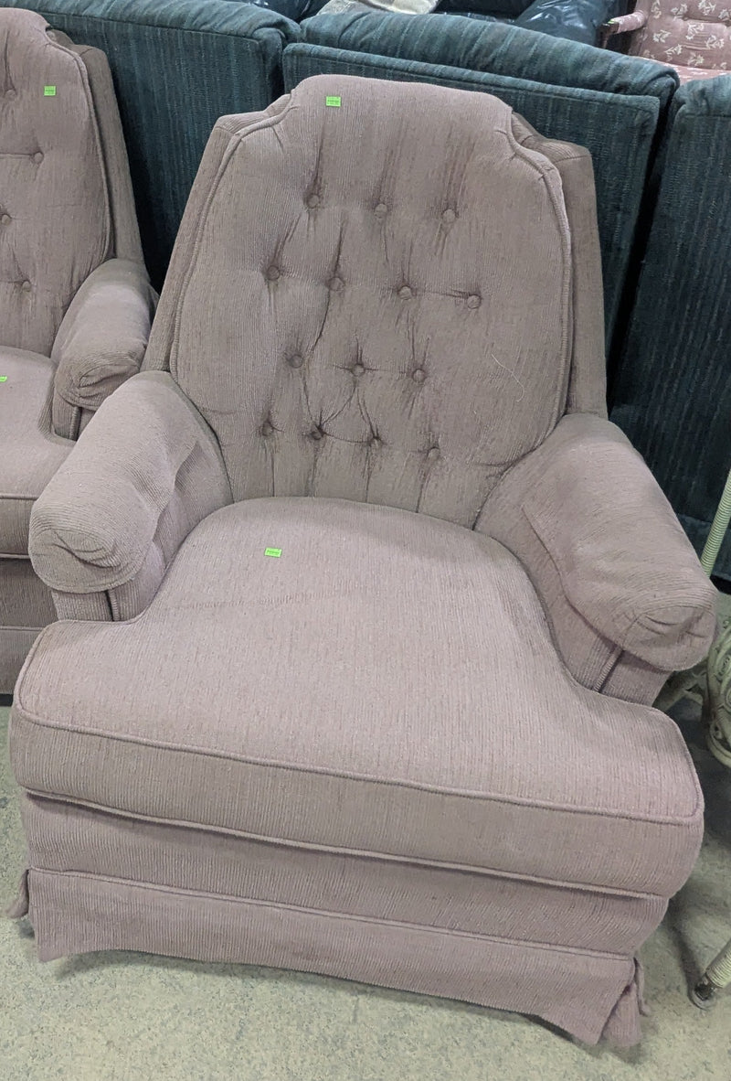 Light Pink Armchair Rocker