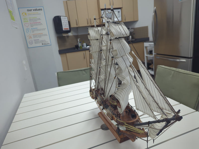1797 USS Constitution Wooden Model Ship