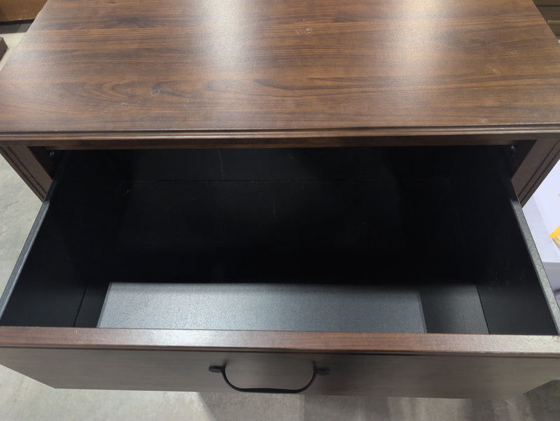 4 Drawer Dark Brown Tall Boy Dresser