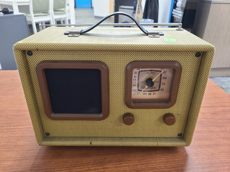 Crosley CR-21 Tweed Portable AM/FM Tabletop Radio