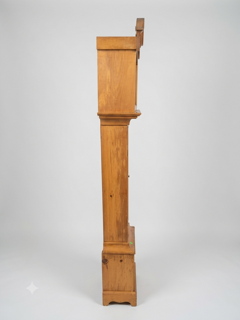 Handcrafted Wooden Grandfather Clock – Vintage 1977