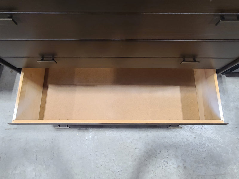 Mid-Century Modern Brown 3-Drawer Dresser